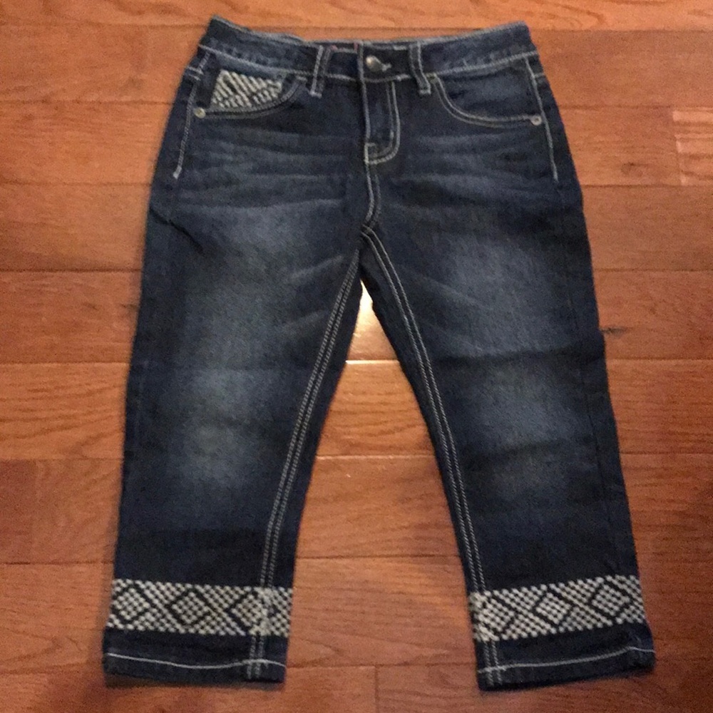 GIRL’S Red Camel Capri Jeans
